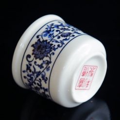 Bo 3 Chen Nuoc Bang Su Trang Hoa Sen Xanh 4