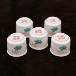 Bộ 5 Chén Sứ Trắng Hoa Sen Hồng Lá Xanh 7 Bo 5 Chen Su Trang Hoa Sen Hong La Xanh 3