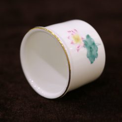 Bộ 5 Chén Sứ Trắng Hoa Sen Hồng Lá Xanh 3 Bo 5 Chen Su Trang Hoa Sen Hong La Xanh 7