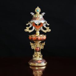 Bo 8 Cat Tuong Bang Hop Kim Dat Vang Bac Cao 28cm 13