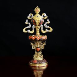 Bo 8 Cat Tuong Bang Hop Kim Dat Vang Bac Cao 28cm 2