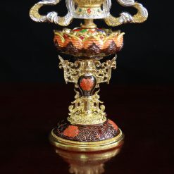 Bo 8 Cat Tuong Bang Hop Kim Dat Vang Bac Cao 28cm 3