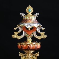 Bo 8 Cat Tuong Bang Hop Kim Dat Vang Bac Cao 28cm 7