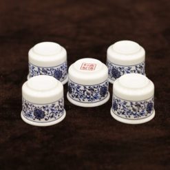 Bộ Chén Sứ Trắng Hoa Sen Xanh 3 Bo Chen Su Trang Hoa Sen Xanh 4