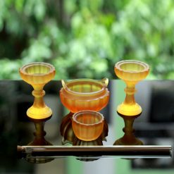 Bộ Đồ Thờ Lưu Ly 8 Món Thủy Tinh 16 Bo Do Tho 4 Mon Bang Luu Ly Size Mini 1