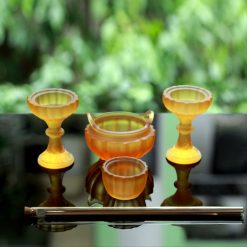 Bộ Đồ Thờ Lưu Ly 8 Món Thủy Tinh 11 Bo Do Tho 4 Mon Bang Luu Ly Size Mini 6