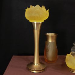 Bộ Đồ Thờ Lưu Ly Cao Cấp, Bọc Đồng Nâu Cổ 5 Bo Do Tho Luu Ly Cao Cap Boc Dong Nau Co 6