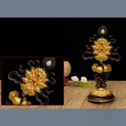 Bộ Tám Cát Tường Bằng Đồng, Cao 21cm 5 Bo Tam Cat Tuong Bang Dong Cao 21cm 11