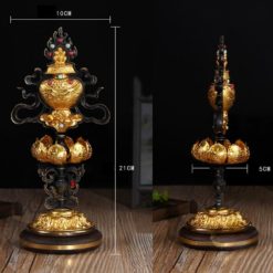 Bộ Tám Cát Tường Bằng Đồng, Cao 21cm 3 Bo Tam Cat Tuong Bang Dong Cao 21cm 13