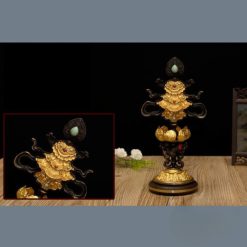 Bộ Tám Cát Tường Bằng Đồng, Cao 21cm 2 Bo Tam Cat Tuong Bang Dong Cao 21cm 14