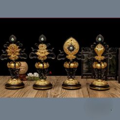 Bộ Tám Cát Tường Bằng Đồng, Cao 21cm 13 Bo Tam Cat Tuong Bang Dong Cao 21cm 3