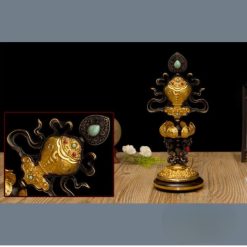 Bộ Tám Cát Tường Bằng Đồng, Cao 21cm 10 Bo Tam Cat Tuong Bang Dong Cao 21cm 6