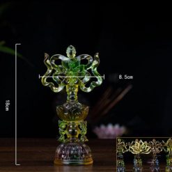 Bộ Tám Cát Tường Lưu Ly, Cao 18cm 2 Bo Tam Cat Tuong Luu Ly Cao 18cm 3