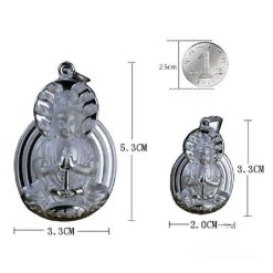 Dây Chuyền Bạc Mặt Hình Phật Bà Quan Âm Bằng Bạc 99% 3 Day Chuyen Bac Mat Hinh Phat Ba Quan Am Bang Bac 99 6