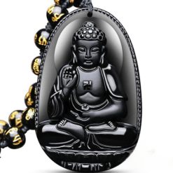 Day Chuyen Hinh Duc A Di Da Da Ngoc Obsidian 4