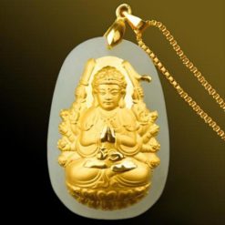 Day Chuyen Hinh Quan Am Bo Tat Ngan Tay Dat Vang 24k 3