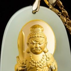 Dây Chuyền Mặt Hình Bất Động Minh Vương Dát Vàng 24k 3 Day Chuyen Mat Hinh Bat Dong Minh Vuong Dat Vang 24k 2