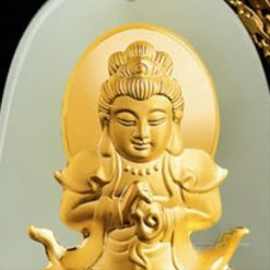 Day Chuyen Mat Hinh Dai Nhat Nhu Lai Dat Vang 24k 2