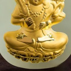 Dây Chuyền Mặt Hình Hư Không Tạng Bồ Tát Dát Vàng 24k 3 Day Chuyen Mat Hinh Hu Khong Tang Bo Tat Dat Vang 24k 2