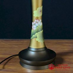 Den Cau Lien Hoa Pha Le Than Dong In Hoa La Sen Cao Cap Cao Tu 22 90cm 10