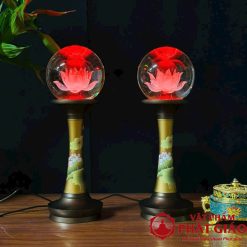 Den Cau Lien Hoa Pha Le Than Dong In Hoa La Sen Cao Cap Cao Tu 22 90cm 3