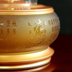 Den Dau Luu Ly Vang Tam Kinh Tram Noi Cao 15cm 1