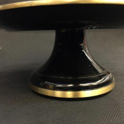 Đĩa Thờ (Mâm Bồng) Bằng Đồng Đen Viền Vàng, Đường Kính 20cm 3 Dia Tho Mam Bong Bang Dong Den Vien Vang Duong Kinh 20cm 2