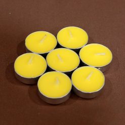 Hộp Nến – Đèn Cầy 100 Viên Nến Bơ Thực Vật Tinh Khiết, Không Khói, Màu Vàng, Cháy 4h 1 Hop Nen – Den Cay 100 Vien Nen Bo Thuc Vat Tinh Khiet Khong Khoi Mau Vang Chay 4h 3