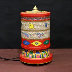 Kinh Luan Cam Dien Bang Hop Kim Mau Do Co Tung Kinh Chu Mau Do Mau Vang Cao 30cm 3