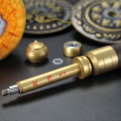 Kinh Luân Cầm Tay Cao Cấp Mầu Vàng, Kích Cỡ 20.5×7.8cm 4 Kinh Luan Cam Tay Cao Cap Mau Vang Kich Co 20.5×7.8cm 7