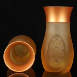 Lo Hoa Binh Bong Bao Tuong Luu Ly Mieng Boc Dong KD Cao 20cm 1