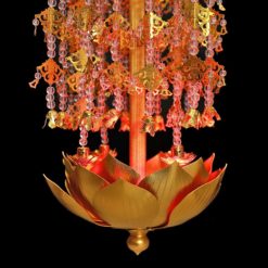 Lọng Đôi (Loại Treo 2 Mặt), Bằng Hợp Kim Mạ Vàng, Cao 1.2m 6 Long Doi Loai Treo 2 Mat Bang Hop Kim Ma Vang Cao 1.2m 5