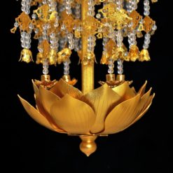 Lọng Đôi (Loại Treo 2 Mặt), Bằng Hợp Kim Mạ Vàng, Cao 1.2m 3 Long Doi Loai Treo 2 Mat Bang Hop Kim Ma Vang Cao 1.2m 8