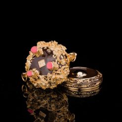 Lu Tram Luong Long Tranh Chau Bang Dong Dat Vang Kich Thuoc 15cm x 15cm x 15cm Trong Luong 25kg 4