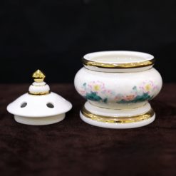 Lu Tram Su Trang Hoa Sen Hong La Xanh 3