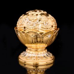 Lu Tram Tam Cat Tuong Bang Dong Dat Vang Kich Thuoc 13cm x 14.5cm Trong Luong 32kg 2