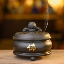 Lu tram Bang Dong Mau Dat Nung Chu Phat Dat Vang Kich Thuoc 10cm x 11cm Trong Luong 1.5Kg 4