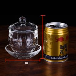 Ly Nước Thờ Trong Suốt Bằng Thuỷ Tinh, Có Nắp, Cao 12cm 6 Ly Nuoc Tho Trong Suot Bang Thuy Tinh Co Nap Cao 12cm 4