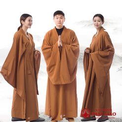 Áo Hải Thanh Ống Tay Rộng, Áo Hậu Quý Thầy Màu Nâu, Pháp Phục Đại Đức Hoà Thượng Quý Thầy Tăng Ni Xuất Gia 2 ao hai thanh ong tay rong ao hau quy thay mau nau phap phuc dai duc hoa thuong quy thay tang ni xuat gia vat pham phat giao la boi 2