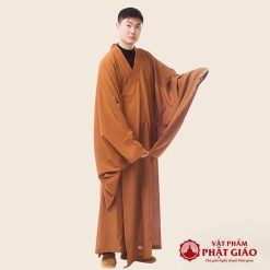 Áo Hải Thanh Ống Tay Rộng, Áo Hậu Quý Thầy Màu Nâu, Pháp Phục Đại Đức Hoà Thượng Quý Thầy Tăng Ni Xuất Gia 3 ao hai thanh ong tay rong ao hau quy thay mau nau phap phuc dai duc hoa thuong quy thay tang ni xuat gia vat pham phat giao la boi 3