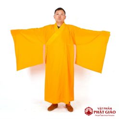 Áo Hải Thanh Ống Tay Rộng Màu Vàng, Pháp Phục Đại Đức Hoà Thượng Tăng Ni Xuất Gia 2 ao hai thanh ong tay rong mau vang phap phuc cho dai duc tang ni xuat gia vat pham phat giao la boi 3