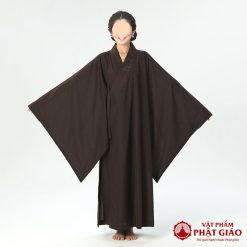 Áo Tràng Hải Thanh Đi Lễ Chùa Vải Đài Loan Màu Nâu, Trang Nhã Và Thanh Lịch 4 ao trang hai thanh di le chua vai dai loan mau nau trang nha va thanh lich vat pham phat giao la boi 4