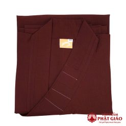 Áo Tràng Hải Thanh Đài Loan Cao Cấp Màu Đỏ Đô Dành Cho Quý Thầy 4 ao trang hai thanh ong tay rong mau do do cao cap danh cho quy thay vat pham phat giao la boi 7