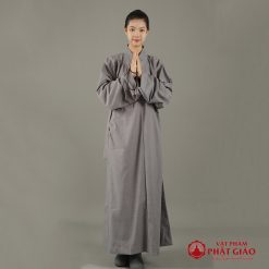 Áo Tràng Lam Phật Tử Đi Chùa, Quần Áo Phật Tử Nam Nữ (SX Đài Loan) 4 ao trang lam phat tu di chua quan ao phat tu nam nu sx dai loan vat pham phat giao la boi 3