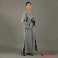 Áo Tràng Lam Phật Tử Đi Chùa, Quần Áo Phật Tử Nam Nữ (SX Đài Loan) 2 ao trang lam phat tu di chua quan ao phat tu nam nu sx dai loan vat pham phat giao la boi 5