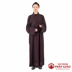 Áo Tràng Phật Tử Màu Nâu Dành Cho Phật Tử Đi Lễ Chùa, Đồ Tu Cho Phật Tử Nam Nữ 9 ao trang phat tu mau nau danh cho phat tu di le chua do tu phat tu nam nu vat pham phat giao la boi 2