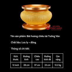 bat huong luu ly chieu tai tuong van 28cm vat pham phat giao la boi 8