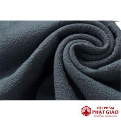 Bộ Cư Sĩ Nam Vải Lanh Cao Cấp, Màu Xanh Sẫm, Nhiều Kích Cỡ 2 bo cu si nam vai lanh cao cap mau xanh sam nhieu kich co vat pham phat giao la boi 7