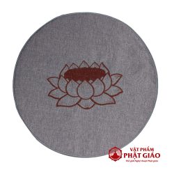 Bồ Đoàn Thêu Hoa Sen Màu Xám, Kích Thước 49cm x 5cm, 53cm x 10cm 4 bo doan theu hoa sen mau xam 49x6 58x6 vat pham phat giao la boi 2
