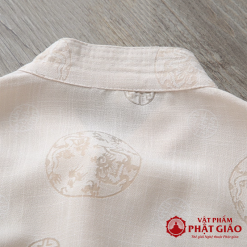 bo quan ao cu si nam ngan tay vai det kim mau trang vat pham phat giao la boi 8